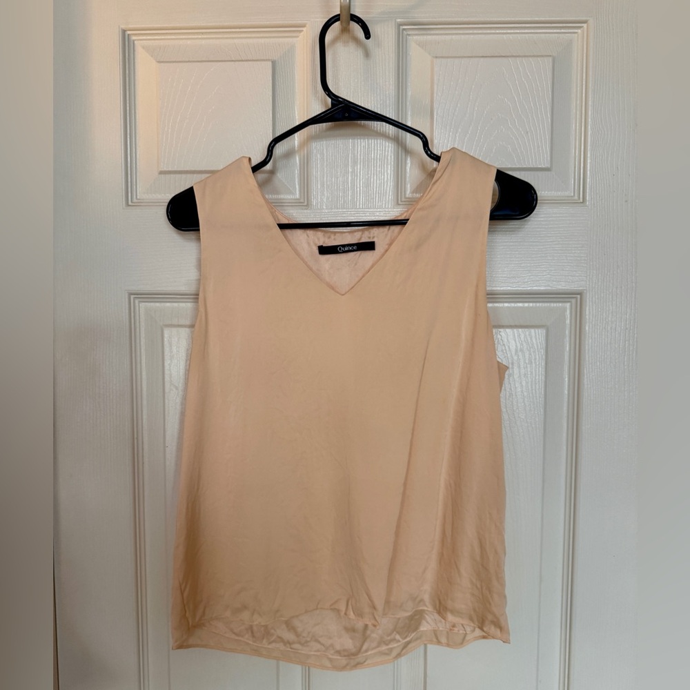 Quince Silk Sleeveless Blouse